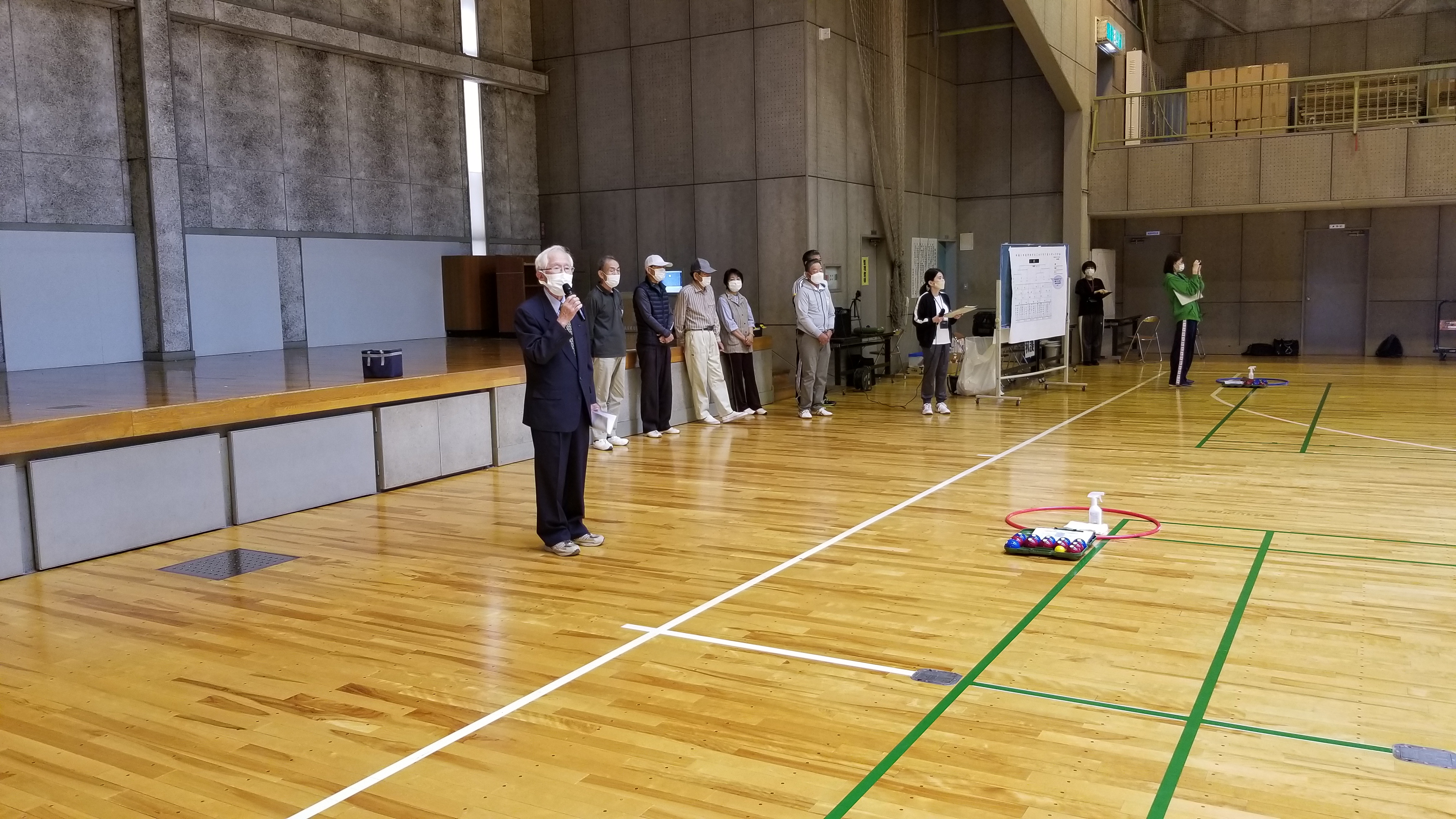 来賓として甲州市社会福祉協議会中村会長にお越しいただきました